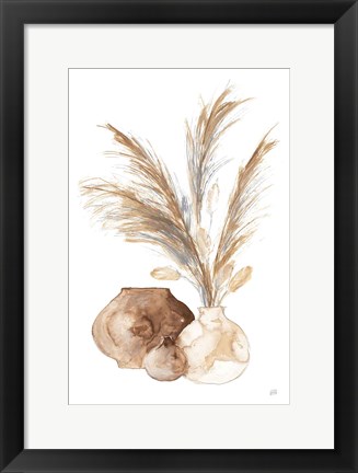 Framed Vase Pampas Print