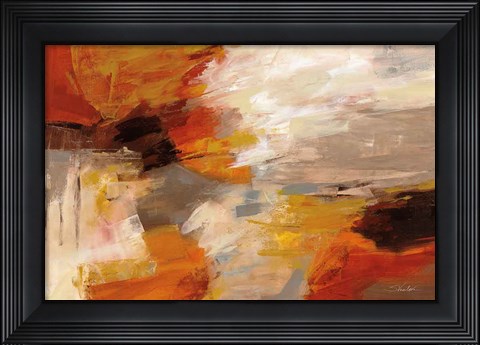 Framed Falling Leaves Print
