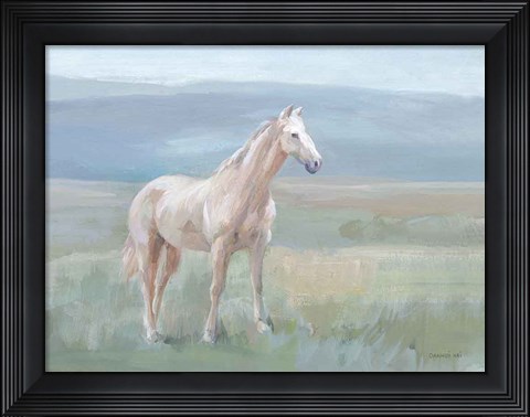 Framed Mountain Mare Landscape Print