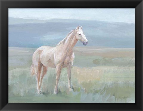 Framed Mountain Mare Landscape Print