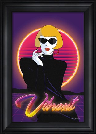 Framed So Eighties I Print