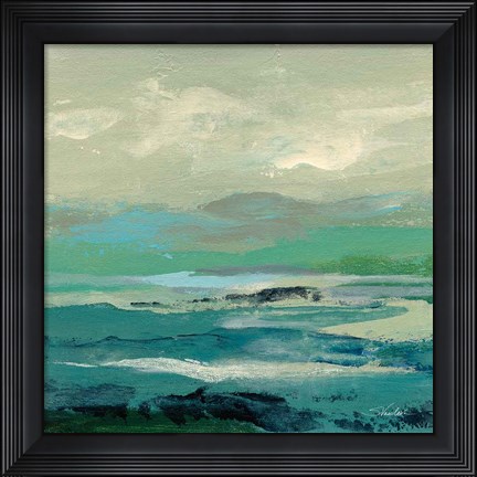 Framed Turquoise Bay II Print