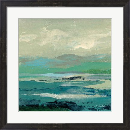 Framed Turquoise Bay II Print