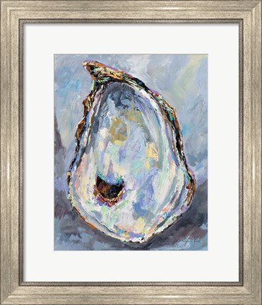 Framed Gray Oyster Print