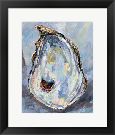 Framed Gray Oyster Print