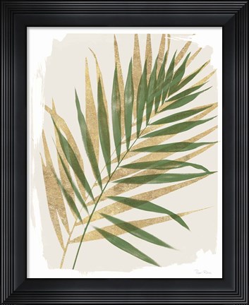 Framed Nature By the Lake Frond I Shadows Print