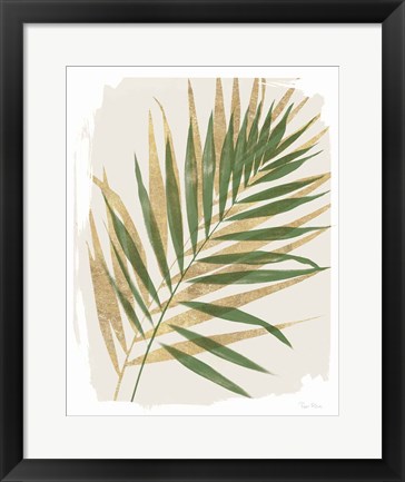 Framed Nature By the Lake Frond I Shadows Print