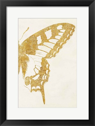 Framed Butterfly Wings II Print