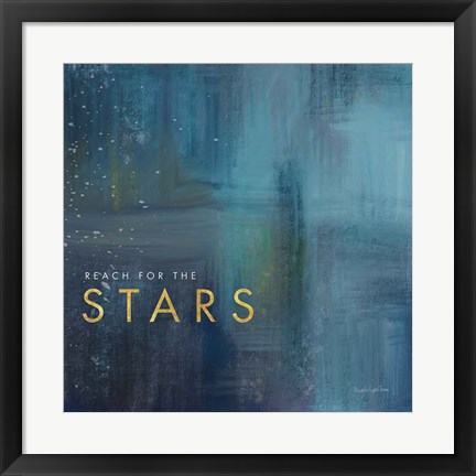 Framed Stars Gold Print