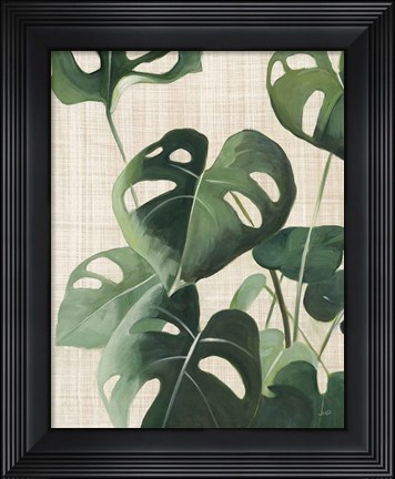 Framed Tropical Study IV Linen Print
