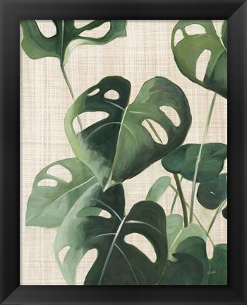 Framed Tropical Study IV Linen Print