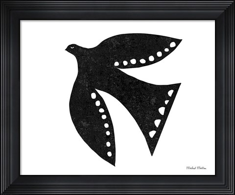 Framed Soaring Bird Print