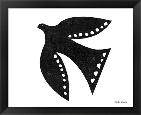 Framed Soaring Bird Print