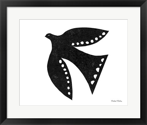 Framed Soaring Bird Print