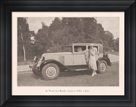 Framed French Country Drive IV Print