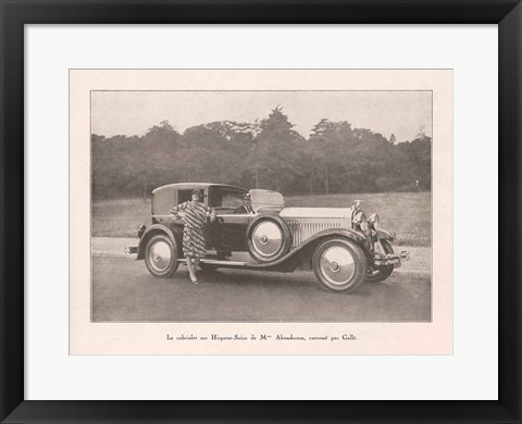 Framed French Country Drive III Print