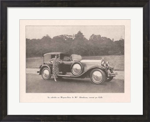 Framed French Country Drive III Print