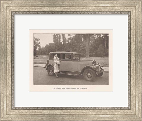 Framed French Country Drive I Print