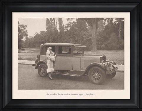 Framed French Country Drive I Print