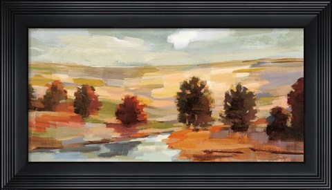 Framed Fall Country Landscape Print