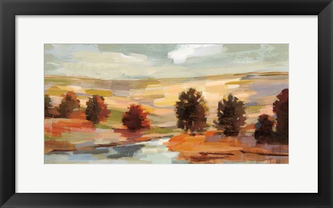 Framed Fall Country Landscape Print