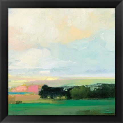 Framed Summer Sky V Print