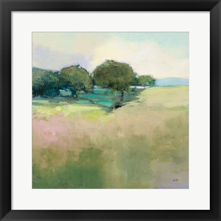 Framed Scenic Meadow Light Print