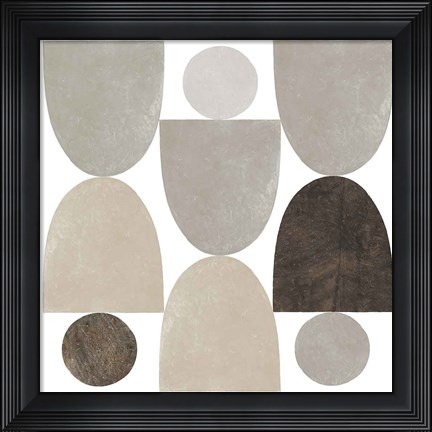 Framed Ups and Downs Sq Print