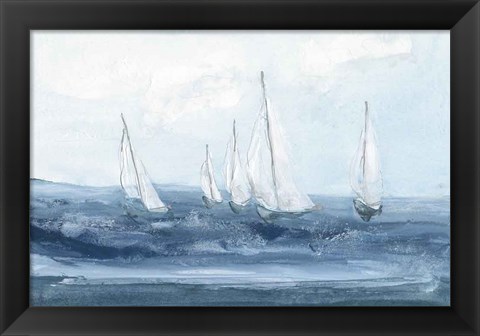 Framed Group Sail I Print