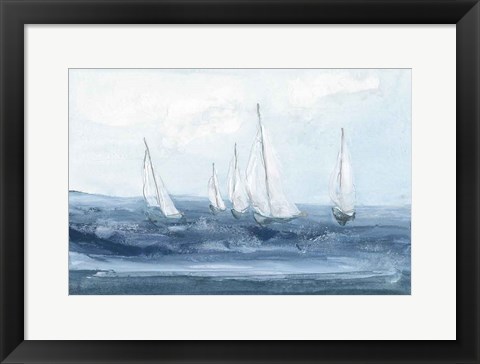 Framed Group Sail I Print