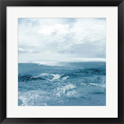 Framed Blue Waves Print