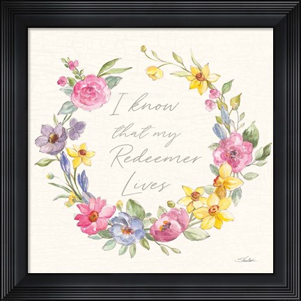 Framed Happy Easter V Redeemer Print