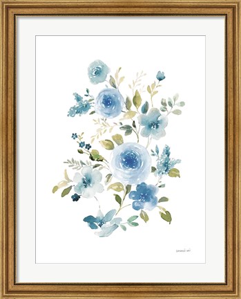Framed Floral Serenade II Print