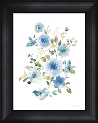 Framed Floral Serenade II Print