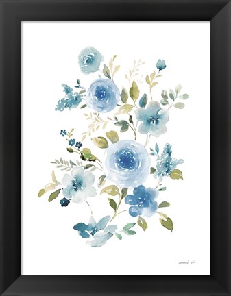 Framed Floral Serenade II Print