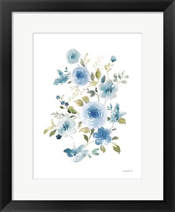 Framed Floral Serenade II Print