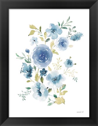 Framed Floral Serenade I Print