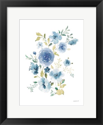 Framed Floral Serenade I Print