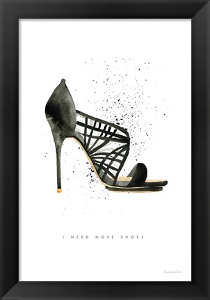 Framed Stiletto Style I Print