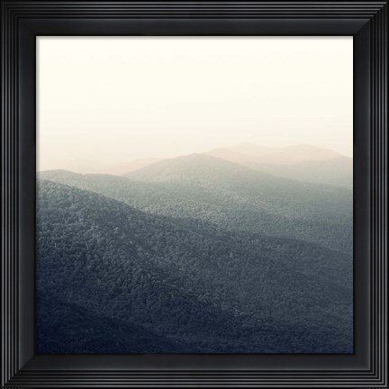 Framed Sunrise, Smoky Mountains Print