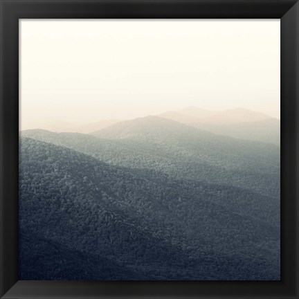 Framed Sunrise, Smoky Mountains Print