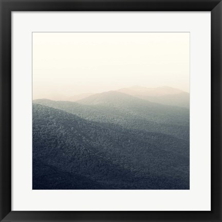 Framed Sunrise, Smoky Mountains Print