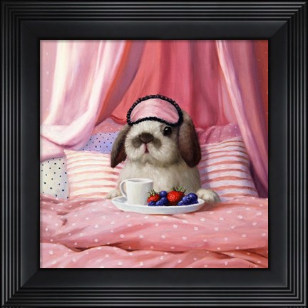 Framed Breakfast In Bed Print