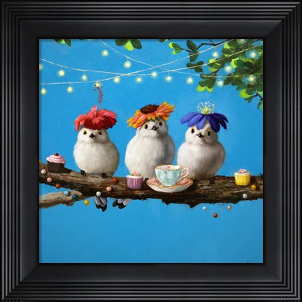 Framed Garden Party Print