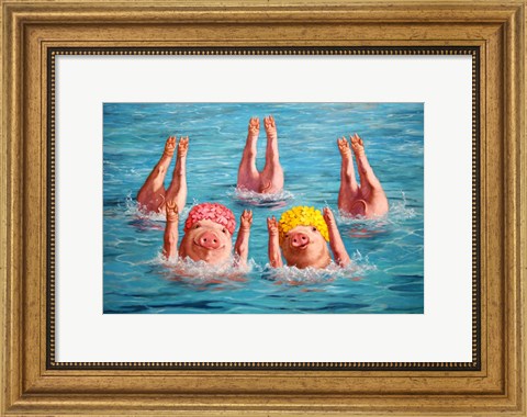 Framed Water Ballet Print