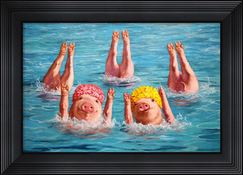 Framed Water Ballet Print