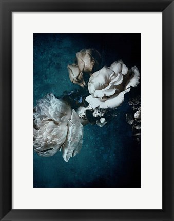 Framed Blue Flower 2 Print