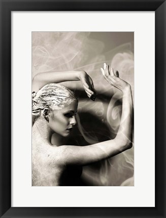 Framed Dancer Statue Print