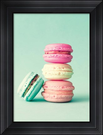 Framed French Macarons Print
