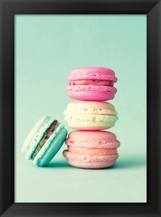 Framed French Macarons Print